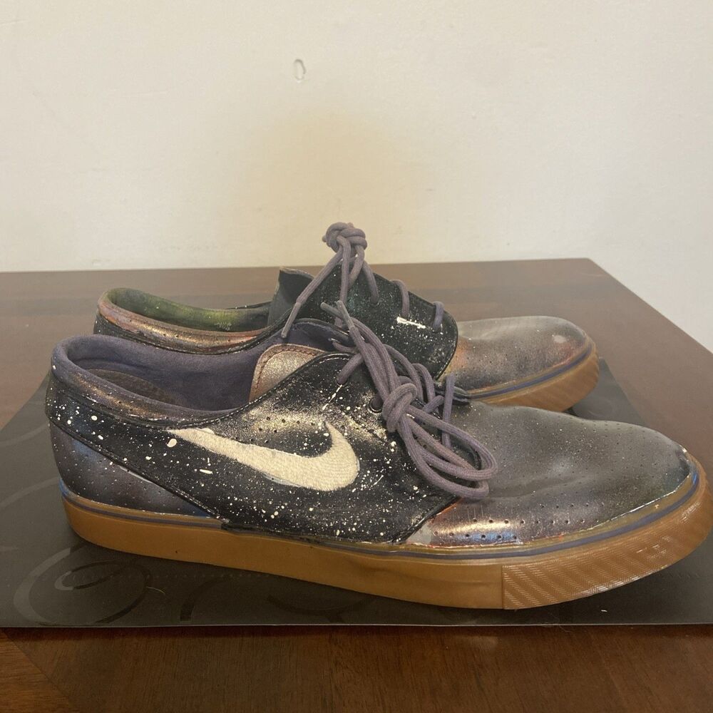Customized Nike Zoom Stefan Janoski SB Galaxy Night 11